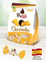 Конфеты Bon Roll глазированные, с желейным корпусом, с ананасом, 150 г