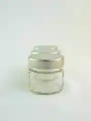 Серебряный банка стеклянная с крышкой 3 шт. для меда, варенья, чая,специй и др. c наклейками, 100 мл