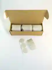 Золотой банка стеклянная с крышкой 3 шт. для меда, варенья, чая,специй и др. c наклейками, 100 мл