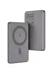 Серый беспроводной внешний аккумулятор MOVESPEED S05, 15W, 5000 / 10000 mAh (Magsafe Magnetic)
