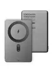 Серый беспроводной внешний аккумулятор MOVESPEED S05, 15W, 5000 / 10000 mAh (Magsafe Magnetic)