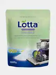 Соль для посудомоечных машин LOTTA, гранулированная, 1500 г