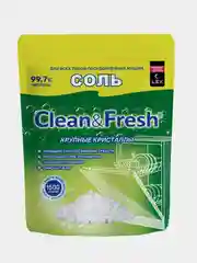 Соль для посудомоечных машин гранулированная Clean&Fresh, 1,5 кг