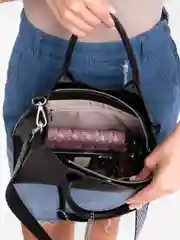 Черный сумка, тоут, женская, сумка через плечо, из экокожи