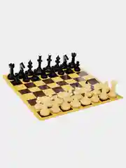 Шахматы пластиковые "Русские игры", доска из микрогофры