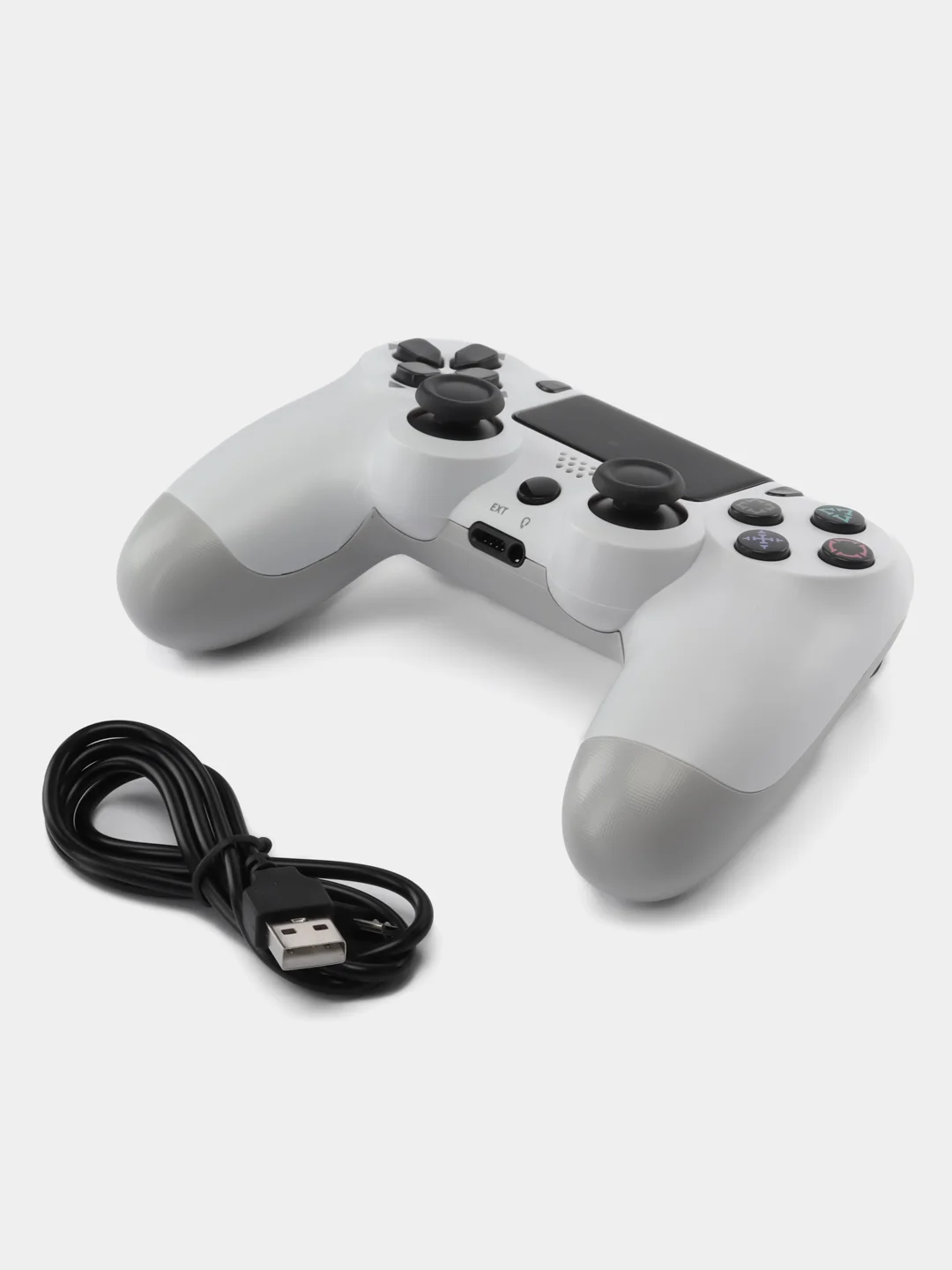 Белый геймпад беспроводной / контроллер для PS4 джойстик для приставки PS4 ПК телефона