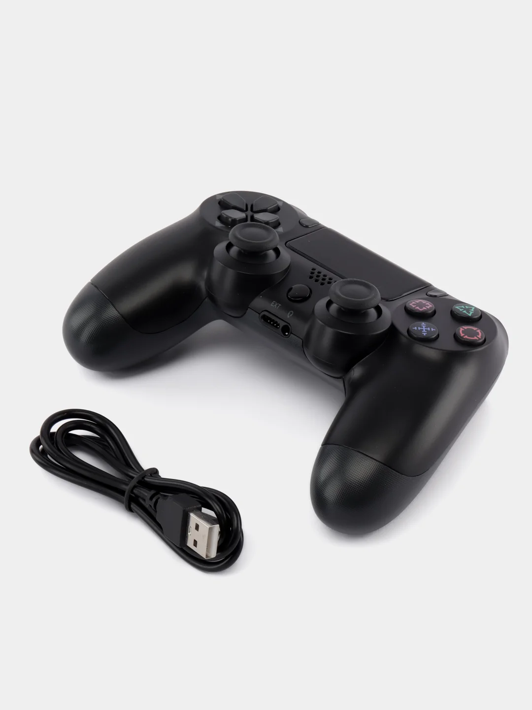 Черный геймпад беспроводной / контроллер для PS4 джойстик для приставки PS4 ПК телефона