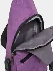 Сиреневый сумка через плечо