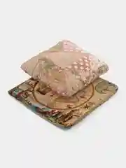 Желтый подушка декоративная со съёмным чехлом на молнии . Размер 50/50