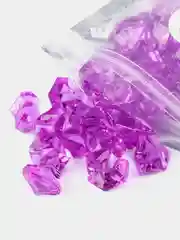Фиолетовый камни для декора, большие, кристаллы, 50 шт, Color Si