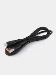 USB-кабель Denmen D06L, Apple 8 pin, пластик, 1.0 м, круглый, черный