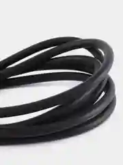AUX-кабель BOROFONE BL12, 3.5 мм, силикон, разъем-пластик, 1.0 м, круглый, черный