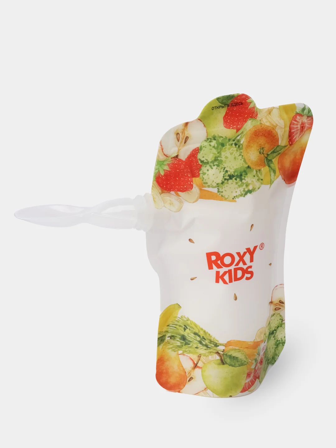 Белый многоразовые пакеты для детского питания ROXY-KIDS, 5 шт