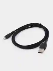 USB-кабель BOROFONE BX86, micro USB, силикон, 1.0 м, круглый, черный