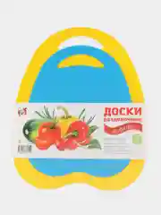 Голубой доска разделочная, гибкая, 2 шт