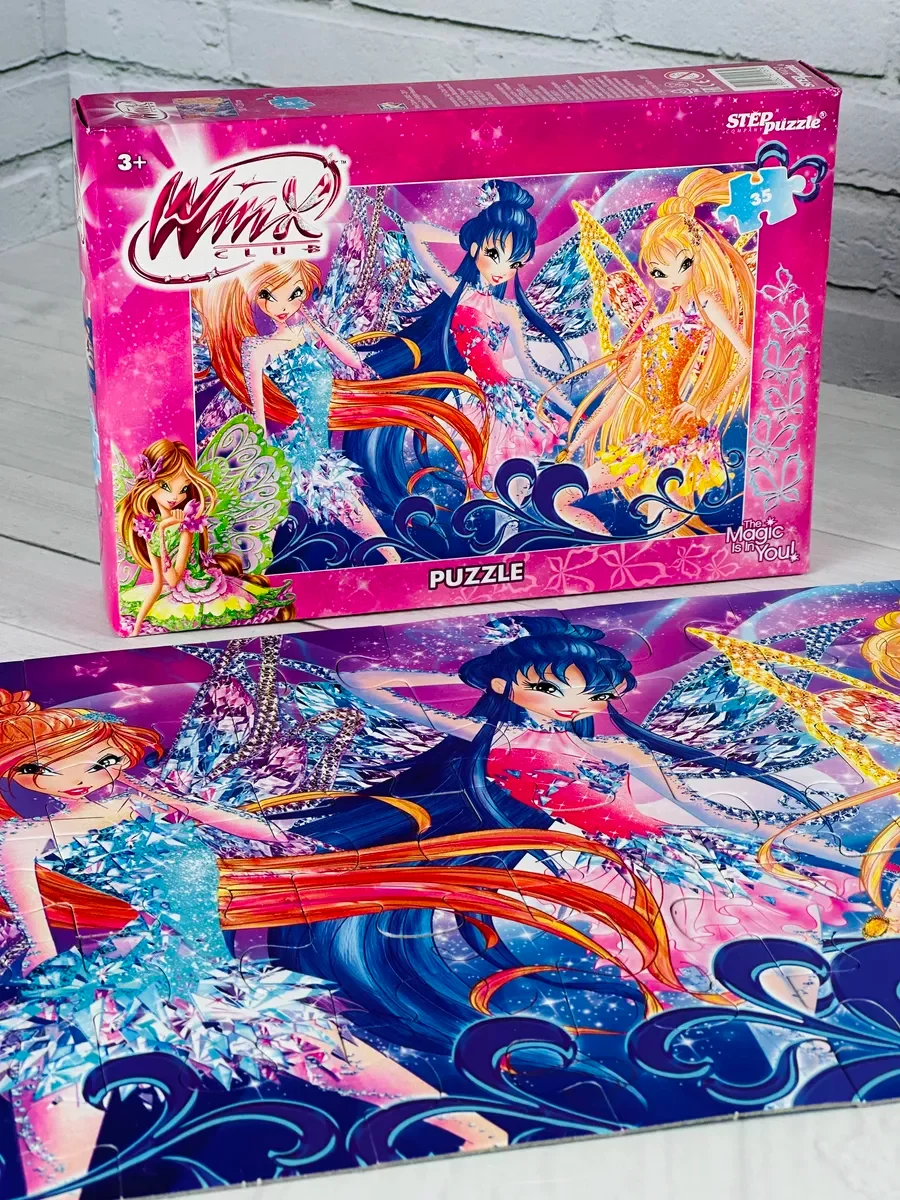 Мозаика пазл 35 винкс Winx феи мультяшки для девочек игра