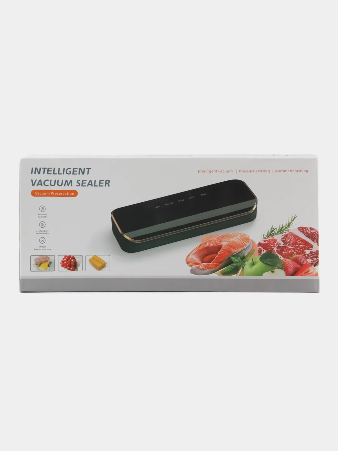 Алый вакуумный упаковщик продуктов вакууматор