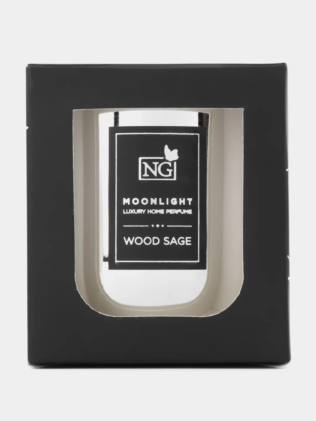 Белый свеча ароматическая 135 гр wood sage, pear and freesia