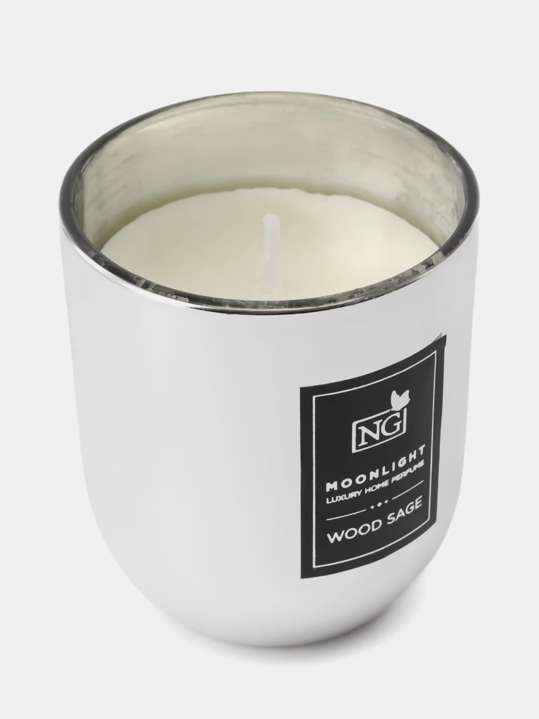 Белый свеча ароматическая 135 гр wood sage, pear and freesia