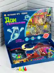 Развивающая настольная игра для детей Ходилка бродилка привидения головоломка логика