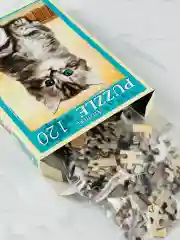 Пазл мозаика котенок милый 120 элементов животные кот кошка кошечка