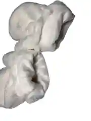 Меховые белые варежки, плюшевые варежки