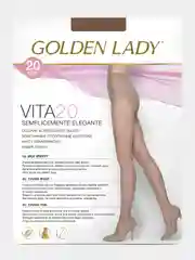 Бежевый капроновые колготки Golden Lady Vita