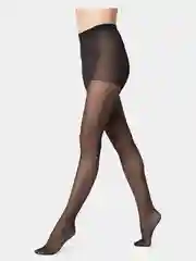 Черный капроновые колготки Golden Lady Vita