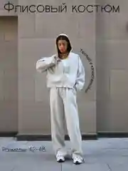Серебряный спортивный костюм на флисе женский двойка утепленный ,2 расцветки