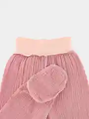Коралловый меланж ползунки для новорожденных муслиновые