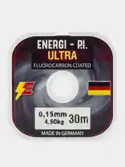 Леска рыболовная, монофильная ULTRA Fluorocarbon coated, 0,15 мм 30 м ENERGI-P.I