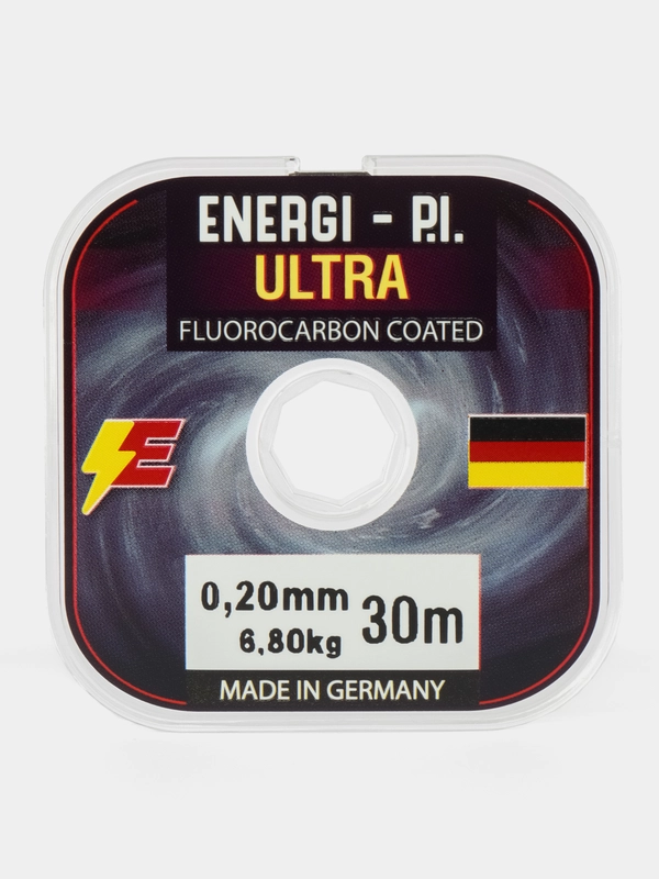 Леска рыболовная, монофильная ULTRA Fluorocarbon coated, 0,20 мм 30 м ENERGI-P.I