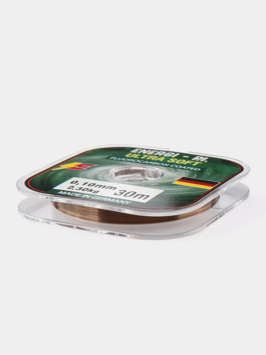 Леска рыболовная, монофильная ULTRA SOFT Fluorocarbon coated, 0,10 мм 30 м ENERGI-P.I