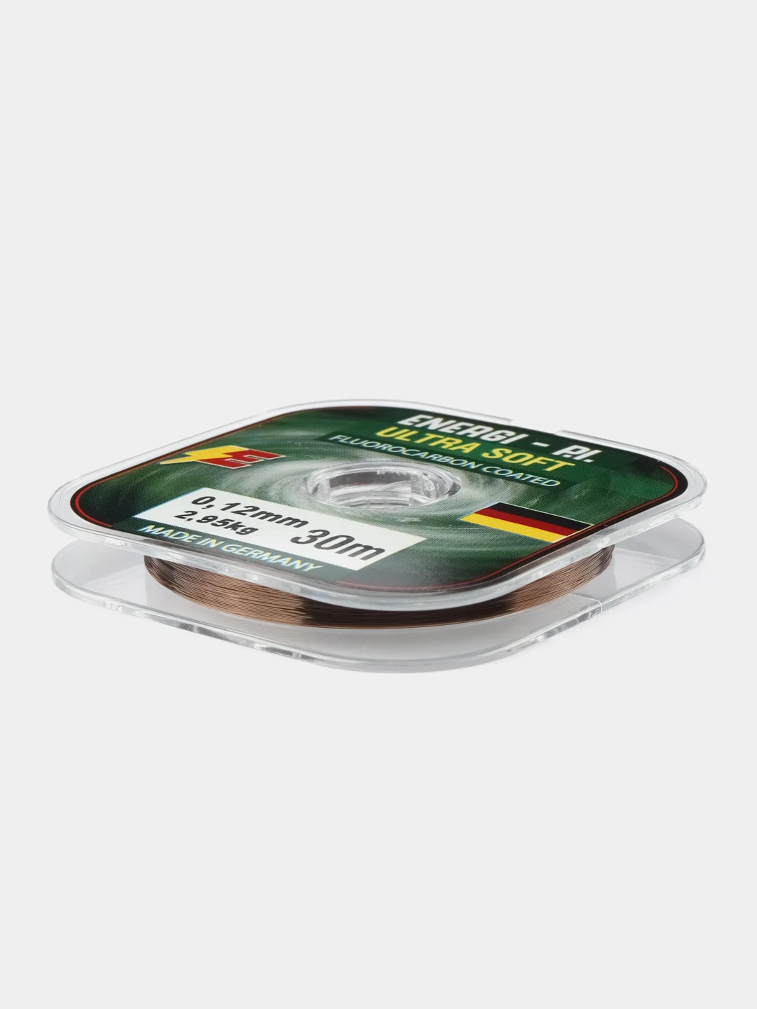 Леска рыболовная, монофильная ULTRA SOFT Fluorocarbon coated, 0.12 мм 30 м ENERGI-P.I
