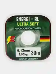 Леска рыболовная, монофильная ULTRA SOFT Fluorocarbon coated, 0.12 мм 30 м ENERGI-P.I
