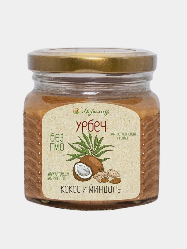 Урбеч кокос и миндаль Мералад