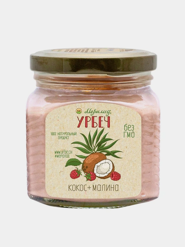Урбеч кокос и малина Мералад, 230 г