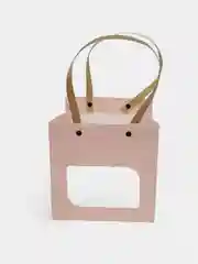 Конфетный подарочный пакет для цветов/ Корзинка для цветов/ Ваза для цветов складная/ Сумка