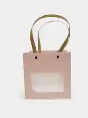 Конфетный подарочный пакет для цветов/ Корзинка для цветов/ Ваза для цветов складная/ Сумка