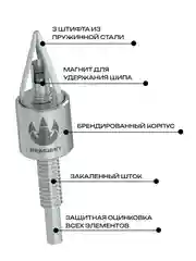Дошипун mini с образцами шипов