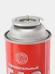 Красный газовый баллончик для горелки с пьезоподжигом / Газ для горелки 220 граммов