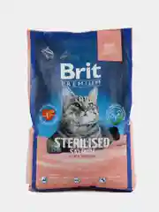 BRIT PREMIUM, Сухой корм с лососем и кур. д/стер кош "Cat Sterilised Salmon&Chicken", 8 кг