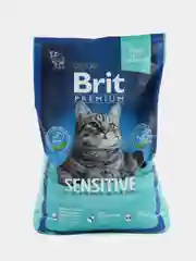 BRIT PREMIUM, Сухой корм с ягненком и индейкой для кошек "Cat Sensitive", 8 кг