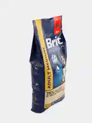 BRIT PREMIUM, Сухой корм с индейкой и телятиной для собак "Dog Adult Medium",15 кг