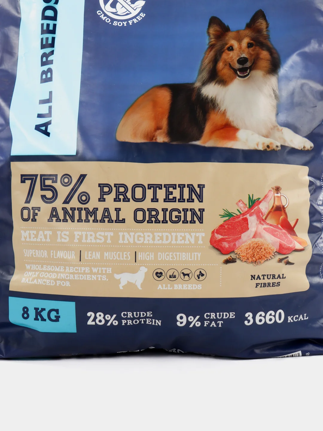 BRIT PREMIUM, Сухой корм с ягнёнком и индейкой для собак всех пород "Dog Sensitive", 8кг