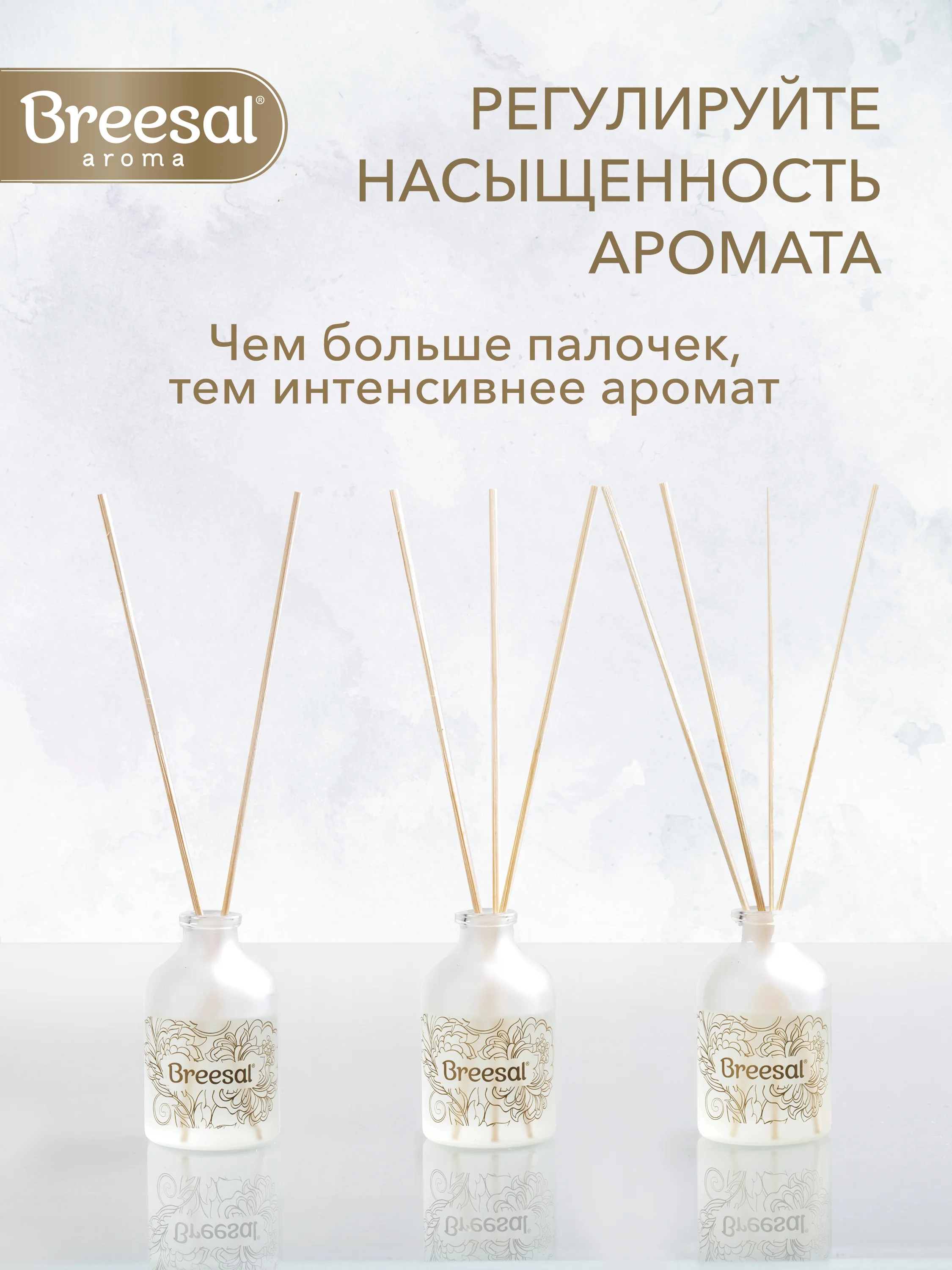 Диффузор для дома, с палочками, 40мл, 2 шт