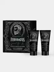 Подарочный набор BORODATOS SPECIAL FOR YOU, гель для бритья и крем-бальзам после бритья