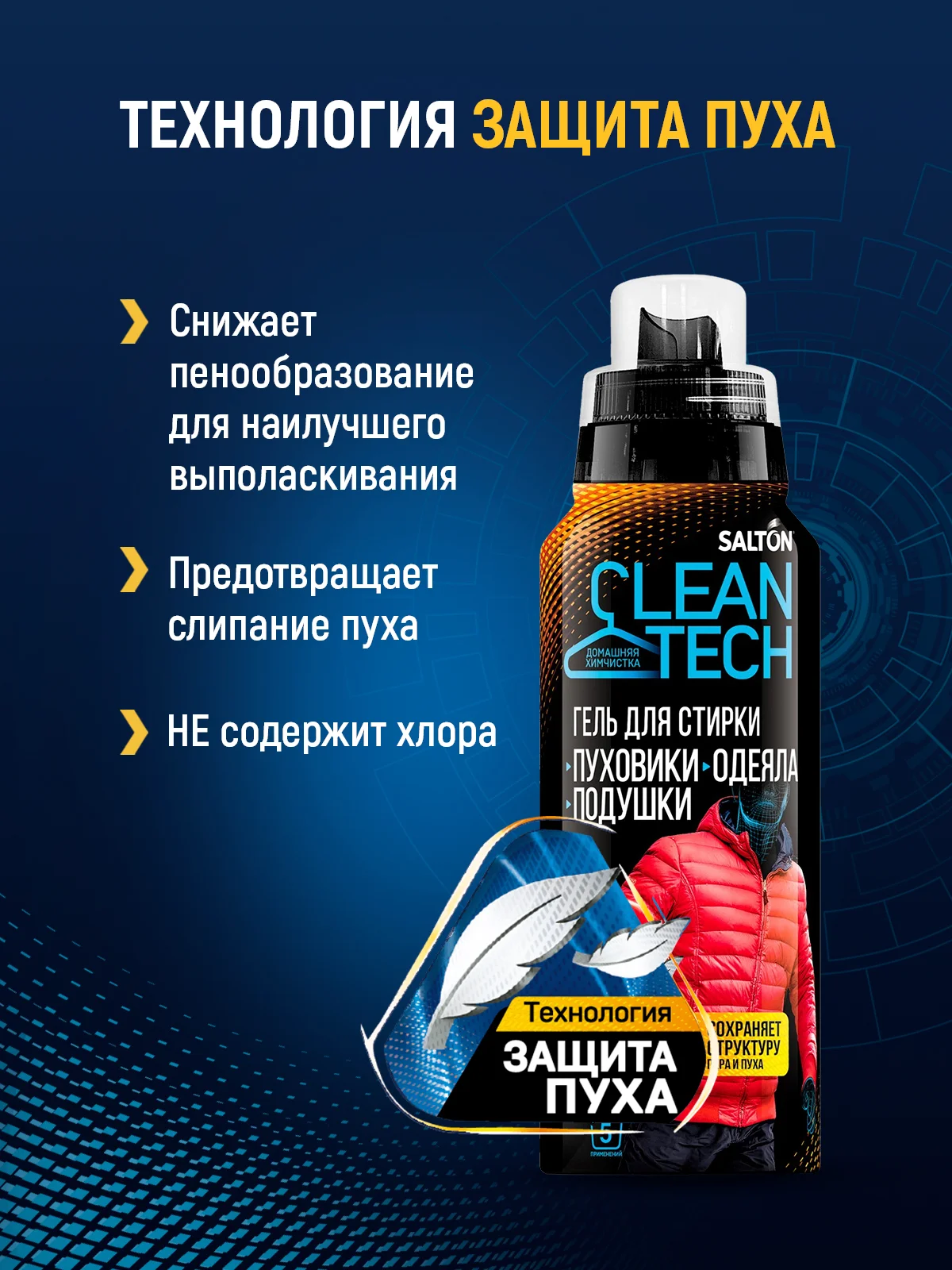 Гель для стирки мембраны + Для пуховиков, 2шт