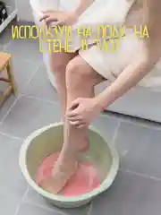 Розовый мочалка силиконовая на присосках / массажный коврик / массажный коврик для тела щетка