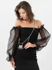 Серебряный цепочка на тело и одежду, бодичейн, сотуар